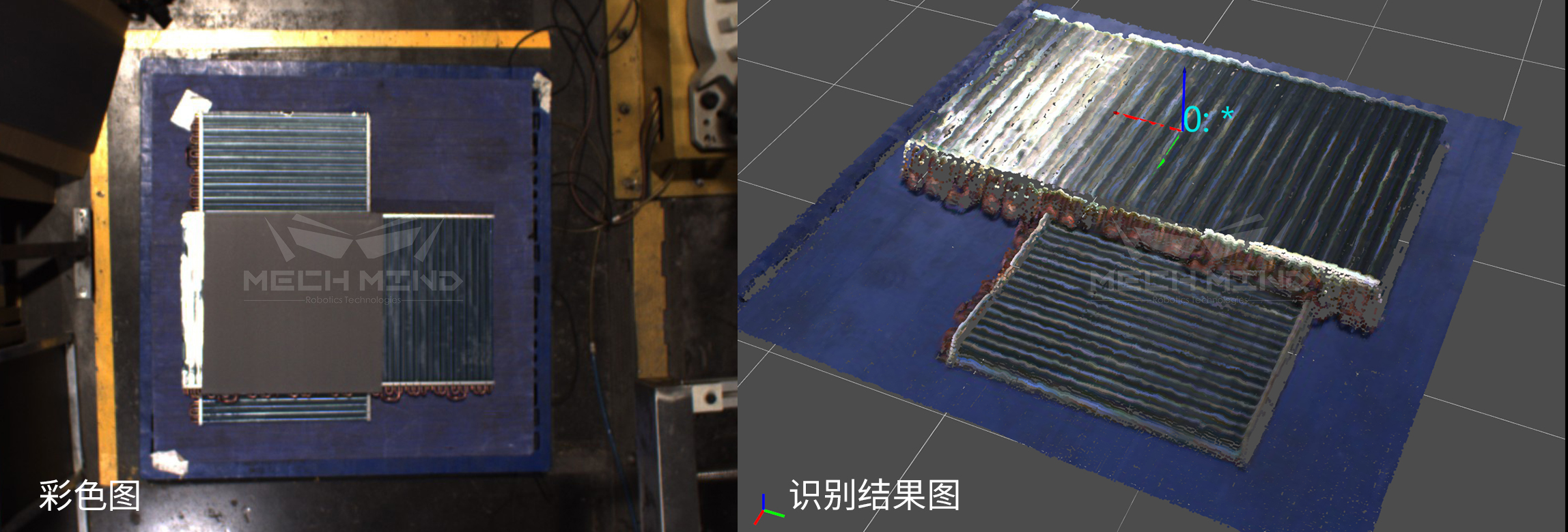 視覺引導(dǎo)散熱板上料 | 某大型空調(diào)廠